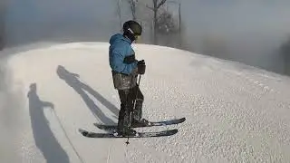 Mossy Brook at Hunter Mountain (Brother&rsquo;s first time skiing)