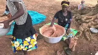 Shea Butter processing in Tamale