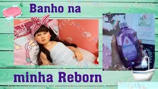 ROTINA DE BANHO DA MINHA  BEBE  REBORN TODDLER  (TODDLER KIT Gabriella)