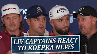 Brooks Koepka Leaving LIV Golf- REACTION From Cam Smith, Bryson DeChambeau, Jon Rahm, Phil Mickelson