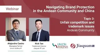 Topic 3: Unfair competition and trademark issues &ndash; Andean Community