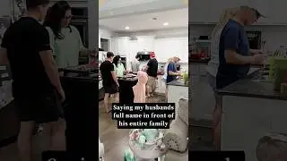 Calling your boyfriend by his name in front of the whole family 🤣🤣🤣#funny #haaha #prank #usa