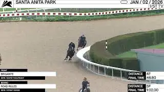 Work of the Day at Santa Anita Park: Brigante & Road Rules worked on January 2nd, 2026