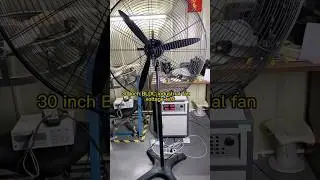 IP54 grade 30 inch industrial fan voltage test #IP54 #industrialfan #youtubeshorts #bldcfan #fyp
