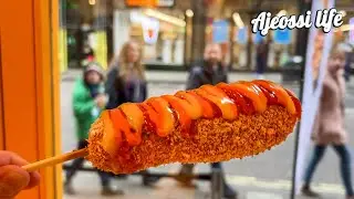 FAMOUS Korean Hotdogs in LONDON, BUNSIK! 🌭 (ENG SUB)