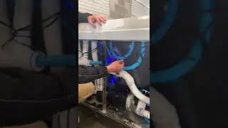 Fixing LED lights in a hot tub.