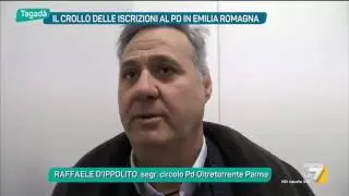 Il crollo delle iscrizioni al PD in Emilia Romagna