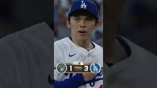 Dodgers take a 3-0 lead over Brewers #mlb #baseball