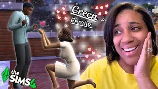Мои симы наконец-то обручились! | The Sims 4 | Семья Грин Легион