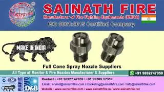 Full Cone Spray Nozzle Suppliers in Fire Fighting by Sainath Fire Mumbai India
