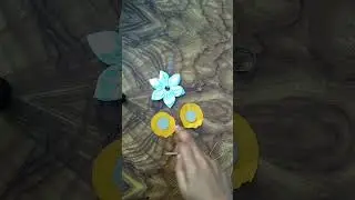 DIY fabric flower finger ring making tutorial #shorts