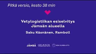 Vetylogistiikan esiselvitys Jämsän alueella, pitkä versio
