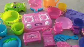 2:19 mini colourful kitchen set toys || Unboxing new set of toy 