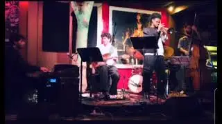 Noah playing a set with William Schwartzman and friends at Nublu in NYC