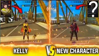 NEW CHARACTER VS KELLY SPEED ABILITY TEST || FREE FIRE MAX
