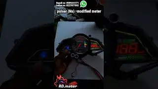 Pulsar NS speedometer modification #bajaj #bikelover #trending #public