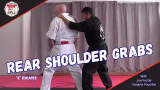 2 Self-Defences For A Rear Double Shoulder Grab (Kenjute - Joe Foster)