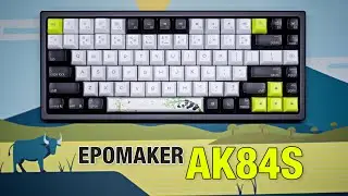 Epomaker AK84S Review - GK1 and GK2 Silicone Keycaps!