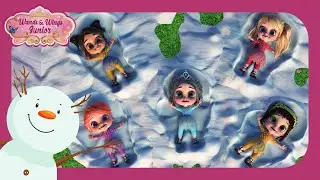Princess Crystal's Playtime | Build A Snowman + Dress Up Song | Kids Rhymes | Wands & Wings Junior