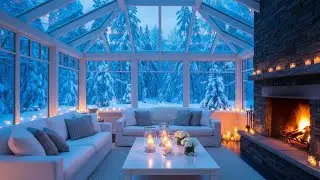 🔥❄️ Radio of Soothing Piano & Fire Crackling Sounds for Calm Focus, Healing, and Winter Ambience!!.