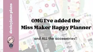 2024 Miss Maker Classic Happy Planner + stencils, sticker books and Extension Pack