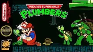 Teenage Mutant Ninja Plumbers &ndash; Mario Hack Retro (NES)- Explorando Mundos