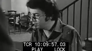 Phil Spector at home writing music