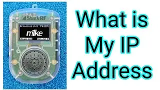 M1KE - Найти мой IP-адрес и ссылка на SharkRf