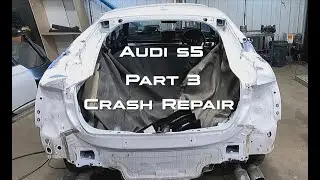 Audi S5 crash repair part3