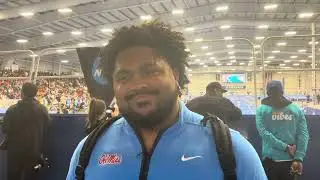 Tarik Robinson-O&rsquo;Hagan Says Fans Deserved Better Competition After NCAA Indoor Shot Put Win