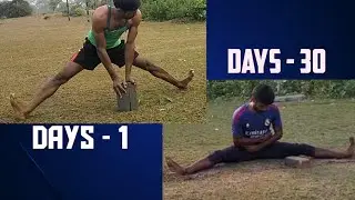 30/30 Days Full Split Tutorial Try | 30 Days Full Split Tutorial #split @Fitness-is-life