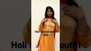 Holi special outfit idea