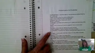 Transformation Unit notebook set up