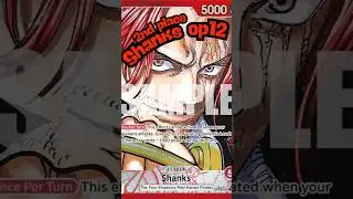 🔥Shanks OP12 Store Tournament Second place🔥 #bandai #onepiececardgame #onepiecetcg #tcg