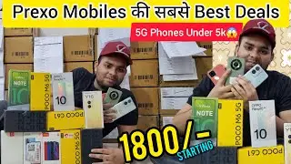 BEST 5G PHONES UNDER 5K || Wholesale Price Mobiles Prexo Mobile Deals Poco M6 Oppo Reno 10 Vivo 5g