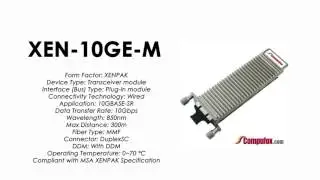 XEN-10GE-M  |  ZTE Compatible 10GBase-SR XENPAK MMF 300m 850nm
