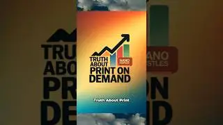 Print On Demand Reality: Can You Make $1000/Month #makemoneyonline  #NanoHustles #PrintOnDemand
