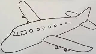 Aeroplane Drawing |How toDraw Aeroplane | Drawing | Ske easy