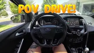 400HP Focus ST POV Spirited Backroad Driving!