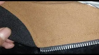 como colocar cierre y cuello en chaqueta bombers
