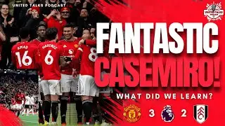 FERGIE TIME IS BACK! 🔴 Man Utd 3-2 Fulham Takeaways | Sesko Late Winner #MUFC #UnitedTalksPod