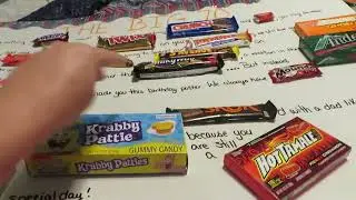 DIY BIRTHDAY CANDY POSTER
