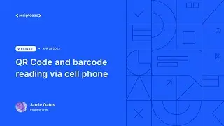 Scriptcase - QR Code and barcode reading via cell phone