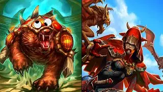 RUSHING IN! Hearthstone Descent of Dragons All Rush Deck Challenge (2020)
