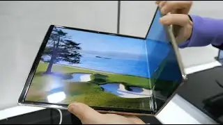 Складные OLED-дисплеи Samsung на выставке MWC 2023 #mwc23