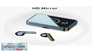 Mirror Wireless Earphones Handfree LED Dispay Headphones HiFi Stereo Music Earbuds Sport