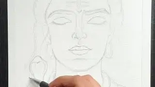 Lord Shiva watercolour tutorial (Part 1)