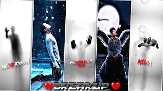 Breakup💔 Status Video Editing Alight Motion | Sad Video Editing😭 | Alight Motion Video Editing