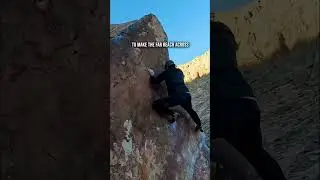 🐷🪓 PORK CHOP V3, Kraft, red rock canyon #bouldering #lasvegas