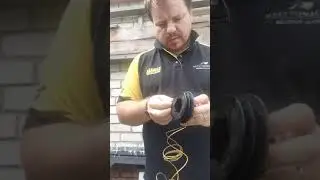 DEWALT DCM571 как поменять леску.